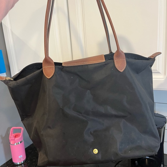 Large black Le Pliage Longchamp Tote - Picture 5 of 6